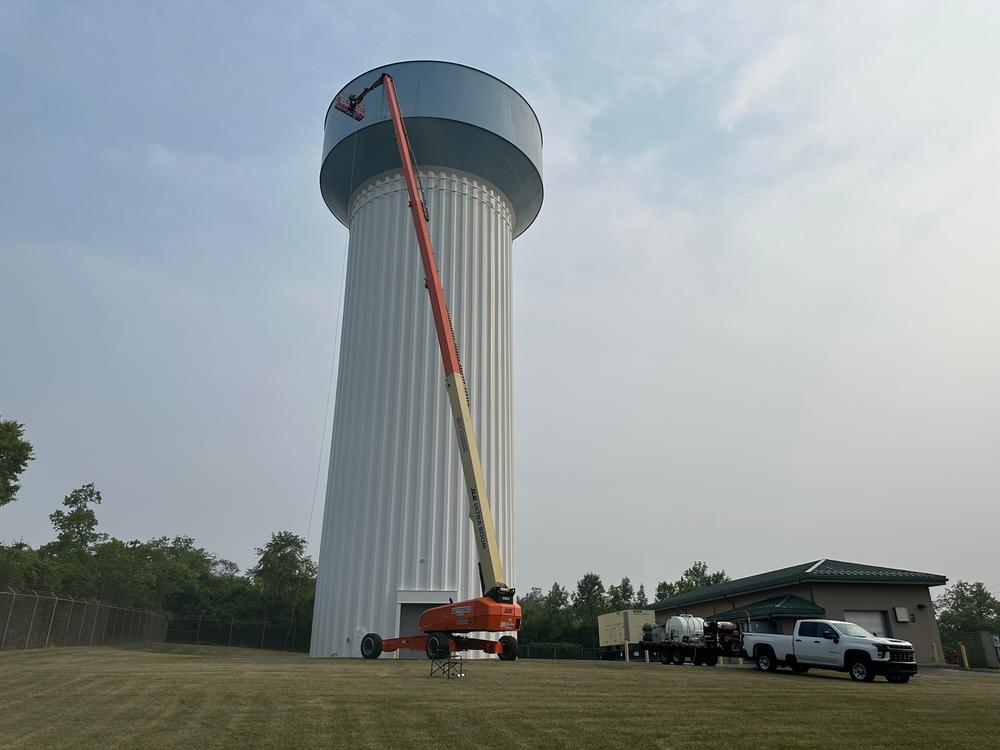 Water Tower Cleaning by iShine Cincy in Warren County, Ohio