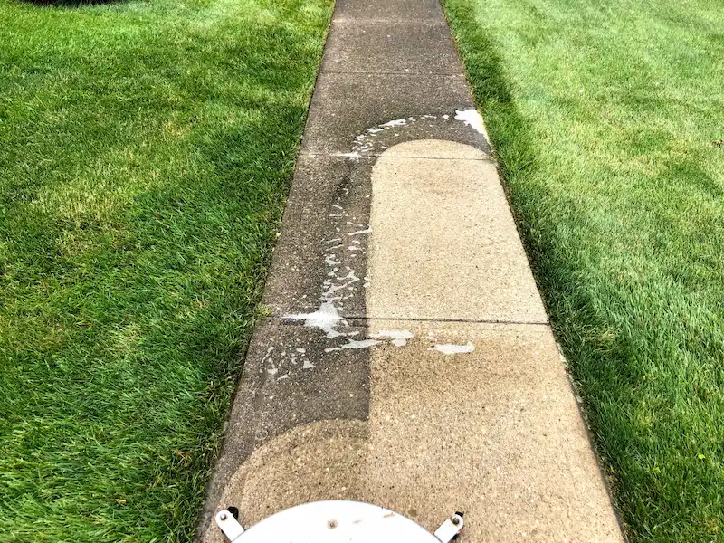 Concrete Cleaning by iShine Cincy in West Chester Township, Ohio