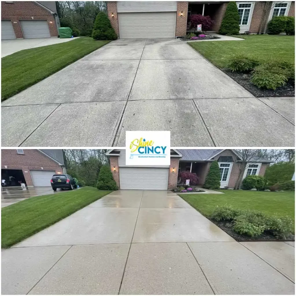 house driveway cleaning in Cincinnati, Ohio